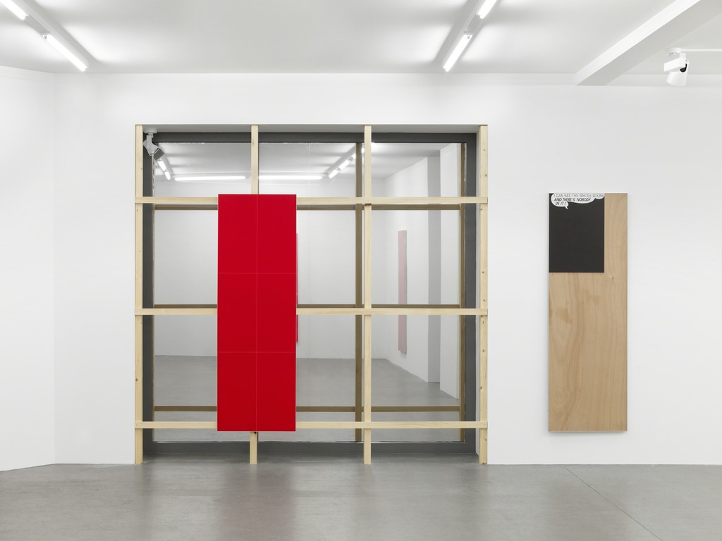 Nick Oberthaler, "I CAN SEE THE WHOLE ROOM!...AND THERE'S NOBODY IN IT!" Galerie Maria Bernheim, 2016 Nick Oberthaler, "I CAN SEE THE WHOLE ROOM!...AND THERE'S NOBODY IN IT!" Galerie Maria Bernheim, 2016