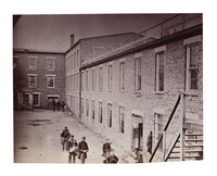 Interior Courtyard of Castle Thunder (Confederate Prison), Richmond, Virginia