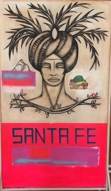 Armando Lerma, ‘Santa Fe / Ancient Chinese Medicine’, Painting, Mixed media, Melissa Morgan Fine Art