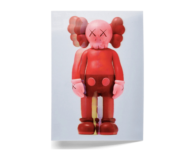 KAWS, ‘KAWS x NGV Lenticular Postcard (Red)’, 2019, Print, Paper, Curator Style