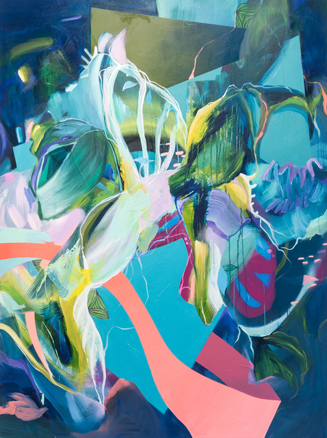 Julia Benz, ‘Natural Wonder’, 2018, Painting, Oil, acrylic and ink on canvas, Fousion Gallery