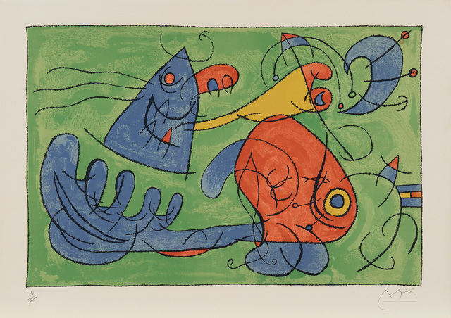 Joan Miró, ‘Suites pour Ubu Roi (Suite for King Ubu): plate 12’, 1966, Phillips