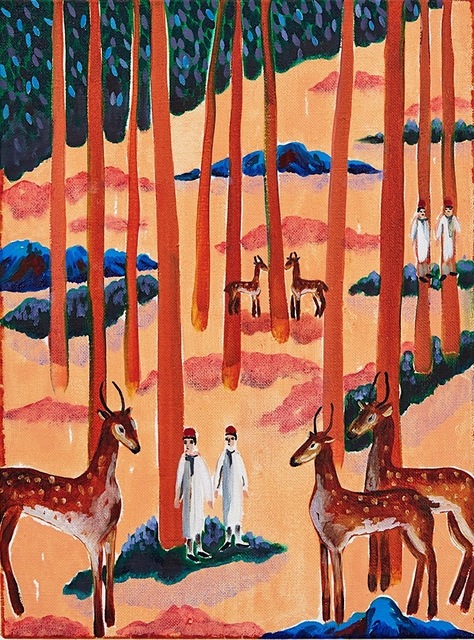 Freya Douglas-Morris, ‘In the shade of their trees’, 2018, Painting, Oil on linen, Lychee One