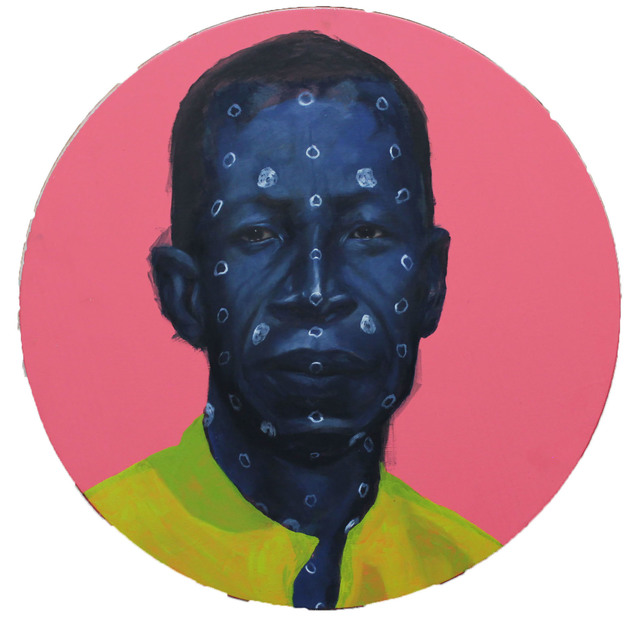 Spencer Evans, ‘Emiola Nihinlola’, 2017, Painting, Oil on wood, Conduit Gallery