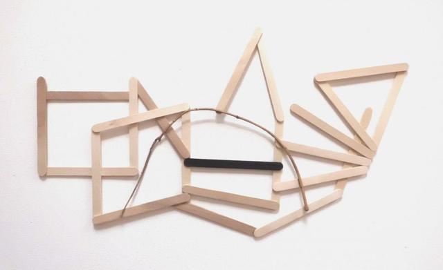 Alice Gonglewski, ‘Balance ’, 2014, Mixed Media, Popsicle sticks, acrylic paint, twig, InLiquid