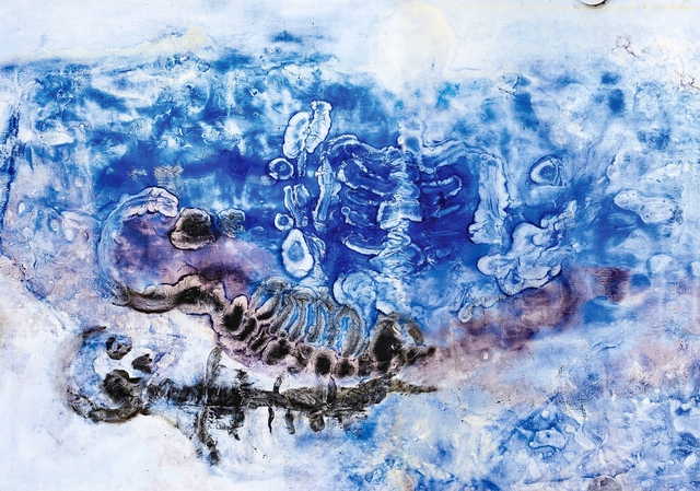 Patrick Joël Tatcheda Yonkeu, ‘Ascèse’, 2018, Painting, Oil and pigments on paper on canvas, OH GALLERY