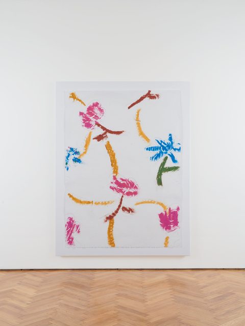 Kaspar Müller, ‘Untitled’, 2020, Painting, UV cured ink and Sennelier oil pastel on canvas, KvS Auctions