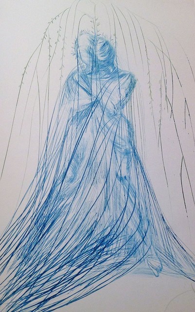 Salvador Dalí, ‘Tristan and Iseult : Iseult and Branguine’, 1970, Print, Etching on paper, Samhart Gallery