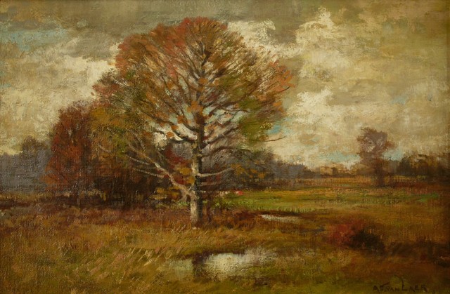 Alexander Van Laer, ‘Fall Fields’, ca. 1900, Private Collection, NY