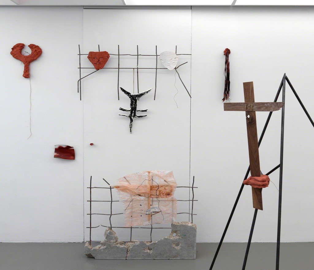 Esteban Cabeza de Baca, installation overview "Let it Come Down", Front Space Galerie Fons Welters, Amsterdam 2018. Photographer Gert Jan van Rooij. Esteban Cabeza de Baca, installation overview "Let it Come Down", Front Space Galerie Fons Welters, Amsterdam 2018. Photographer Gert Jan van Rooij.