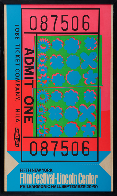 Andy Warhol, ‘Fifth New York Film Festival, Lincoln Center’, 1967, Rago