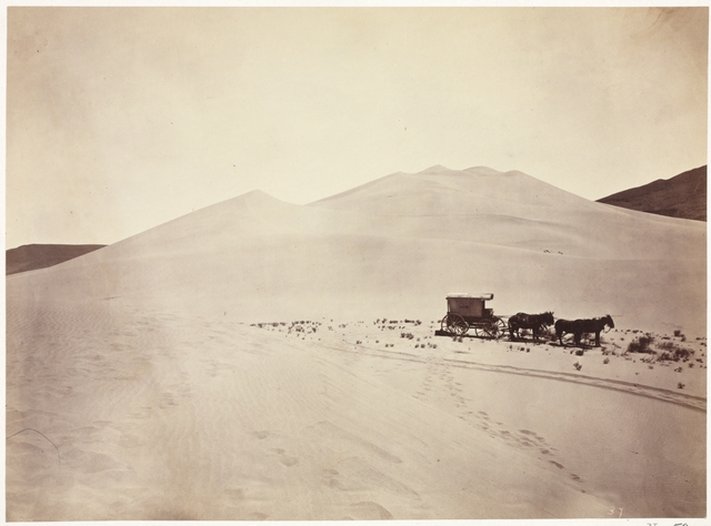 Timothy H. O'Sullivan, ‘Sand Dunes, Carson Desert, Nevada’, 1867, Photography, Albumen print from wet collodion negative, Cleveland Museum of Art