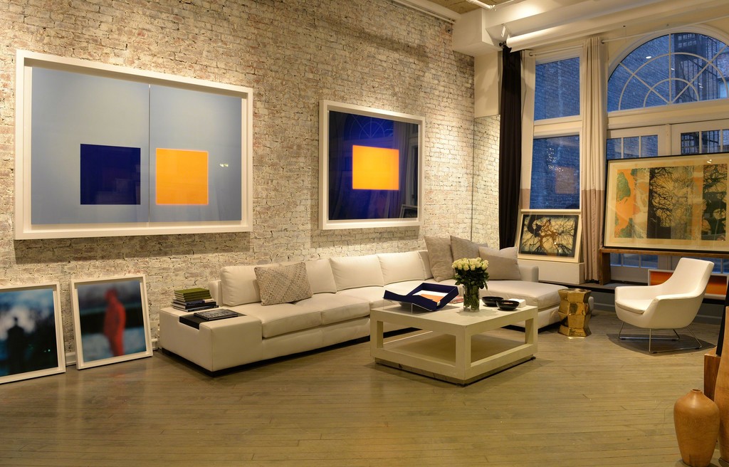 Two large-scale works by Garry Fabian Miller, seen here installed in New York, they will be seen in London for the first time at Photo London 2017. Two large-scale works by Garry Fabian Miller, seen here installed in New York, they will be seen in London for the first time at Photo London 2017.