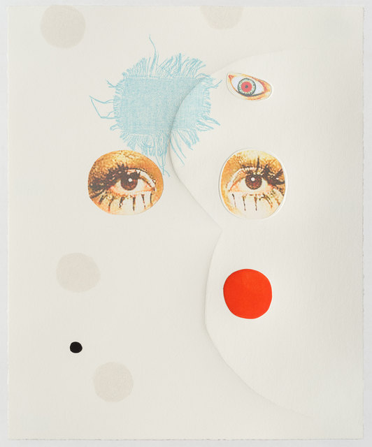 Diana Guerrero-Macia, ‘The Beautiful Girls No. 2’, 2018, Print, Relief, monotype, blind embossment, and archival inkjet collage on Rives BFK Off White, Island Press