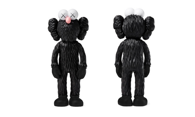 KAWS, ‘KAWS BFF Black Edition’, 2017, Sculpture, Vinyl, paint, Hicks Contemporary
