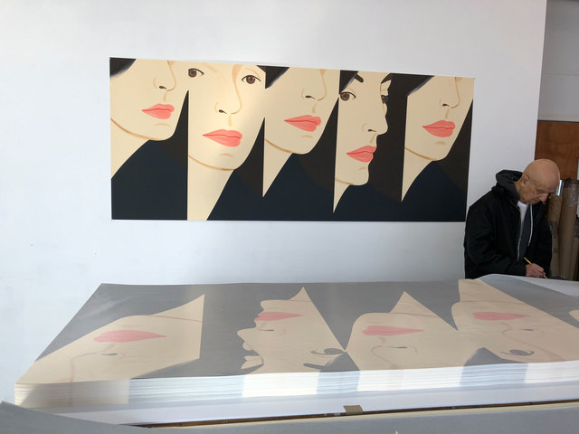 Alex Katz, ‘Vivien X 5’, 2018, Adamar Fine Arts