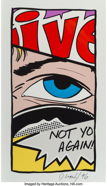CRASH, ‘Not You Again’, 1996, Print, Screenprint in colors on aluminum, Heritage Auctions