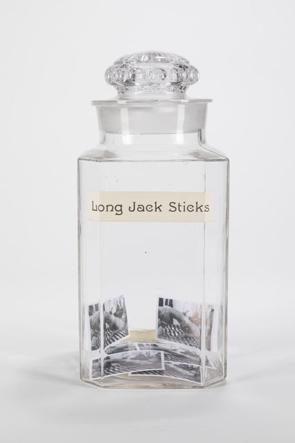 Don Joint, ‘Boys in a Bottle: Long Jack’, 2018, Photography, Assemblage with found objects & photograph, Childs Gallery