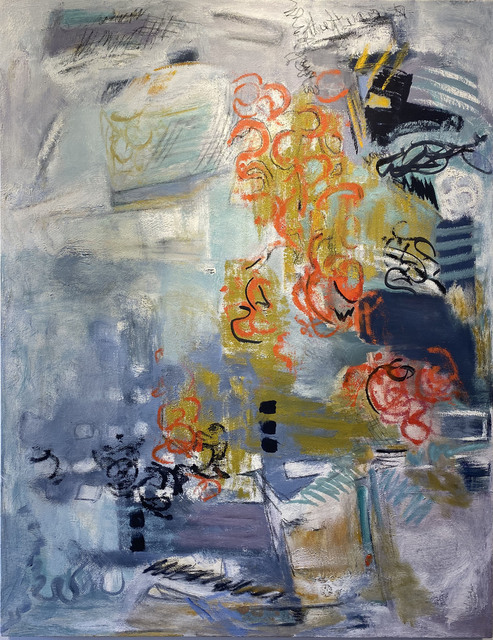 Sherry Giryotas, ‘INSIDE THE ARBOR’, 2020, Painting, Oil on canvas, Judy Ferrara Gallery