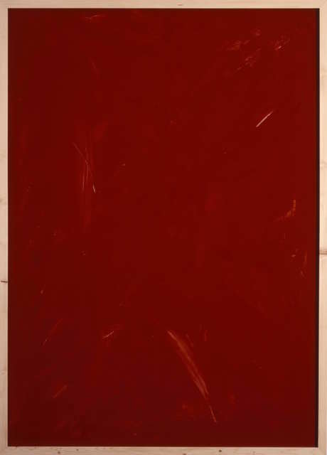 Imi Knoebel, ‘Rote Acrylglaszeichnung 19’, 1990, Jahn und Jahn
