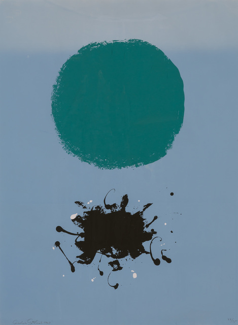 Adolph Gottlieb, ‘Black Splash’, 1967, Print, Color screenprint, Doyle