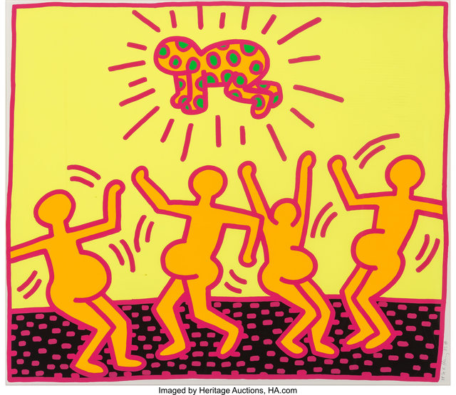 Keith Haring, ‘One Plate, from The Fertility Suite’, 1983, Heritage Auctions