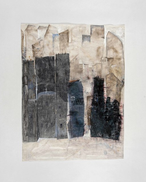 Azade Köker, ‘Viertel 24’, 2016, Mixed Media, Mixed media on paper, Zilberman Gallery