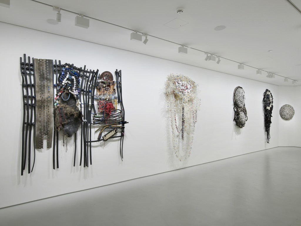 Moffat Takadiwa: Foreign Objects, Exhibition view, Tyburn Gallery, 2015, Courtesy Tyburn Gallery Moffat Takadiwa: Foreign Objects, Exhibition view, Tyburn Gallery, 2015, Courtesy Tyburn Gallery