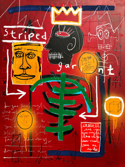 Soren Grau, ‘Native In Striped Garment ’, 2019, Artspace Warehouse