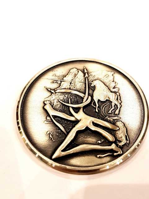 Salvador Dalí, ‘Silver Medal "Unicorn" by Salvador Dali’, 1979, Galerie Philia
