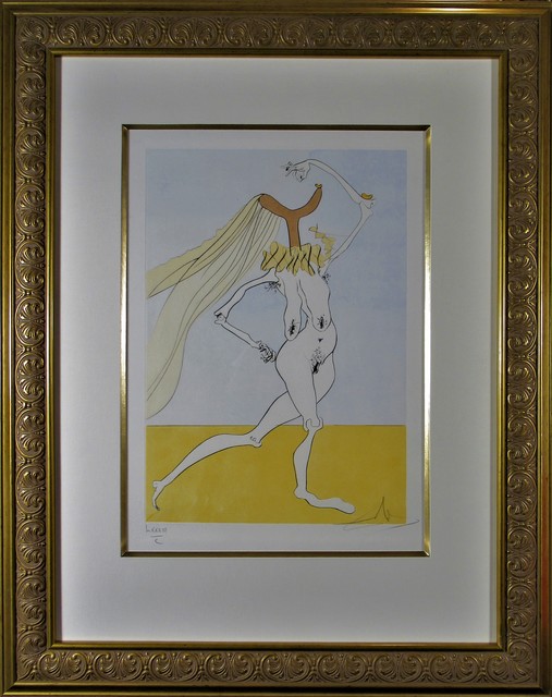 Salvador Dalí, ‘Nu Aux Violettes’, 1975, Joseph Grossman Fine Art Gallery