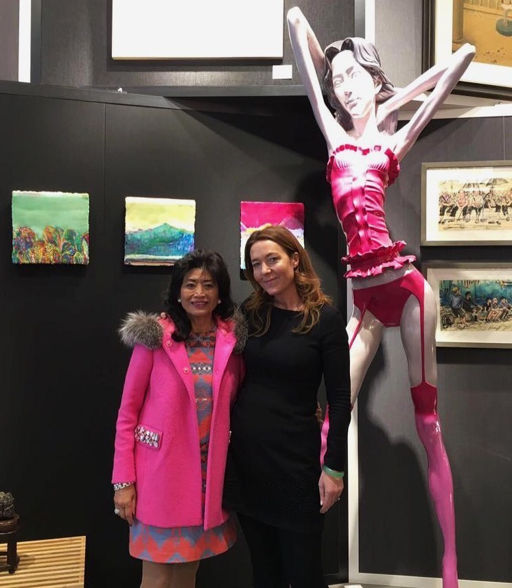 Collector & Hong Kong socialite Alice Chiu with director Tanya Baxter at the opening of 'Post Revolution meets Post-War Contemporary' Collector & Hong Kong socialite Alice Chiu with director Tanya Baxter at the opening of 'Post Revolution meets Post-War Contemporary'