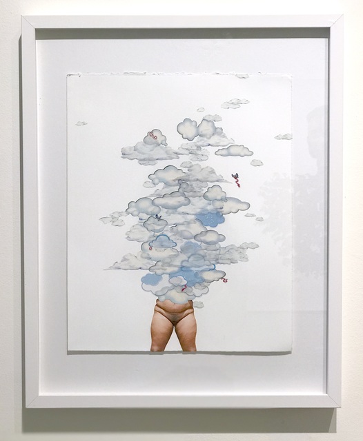 Zoe Charlton, ‘heavy billows (Compromise Series)’, 2019, Drawing, Collage or other Work on Paper, Collage on paper, C. Grimaldis Gallery