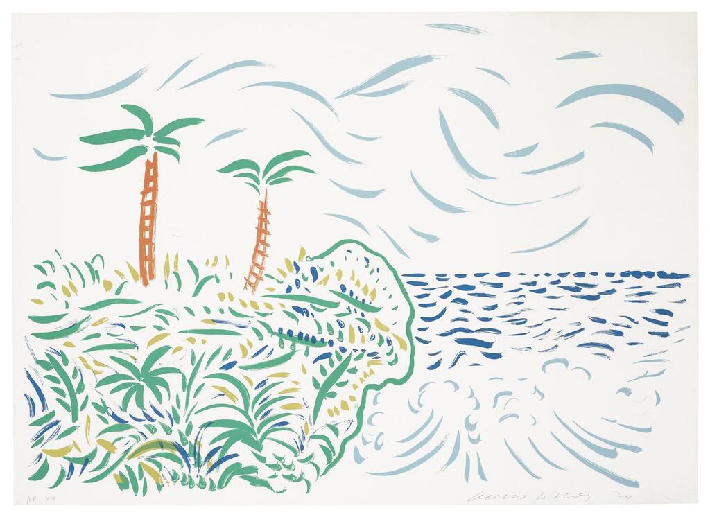 David Hockney - Bora Bora