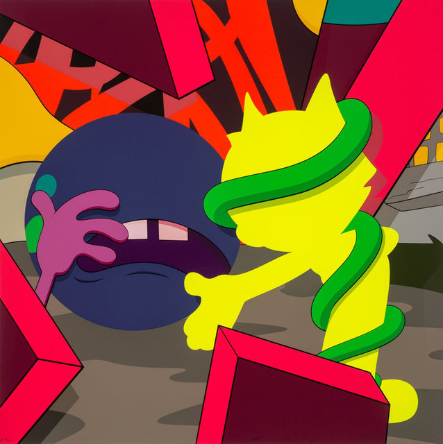 KAWS, ‘Presenting the Past’, 2014, Print, Screenprint in colors on Sanders Waterford paper, Heritage Auctions