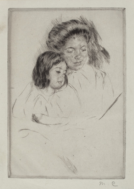 Mary Cassatt | The Picture Book (No. 1) (ca. 1901) | Artsy