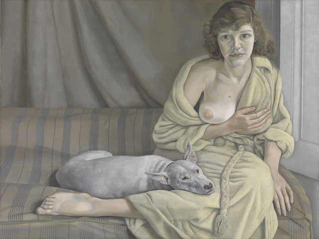 Lucian Freud, ‘Girl with a White Dog’, 1950-1951, Painting, Oil on canvas, J. Paul Getty Museum