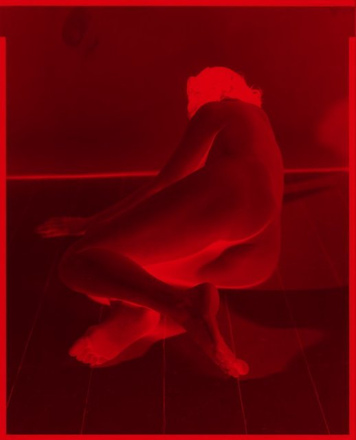 Adam Broomberg & Oliver Chanarin, ‘ALIAS: Dora Fobert (1925-1943). Image 8 from the archive of Adela K., Ca 1942’, 2011, Photography, Fibre based paper negative, framed behind handmade red glass, Paradise Row