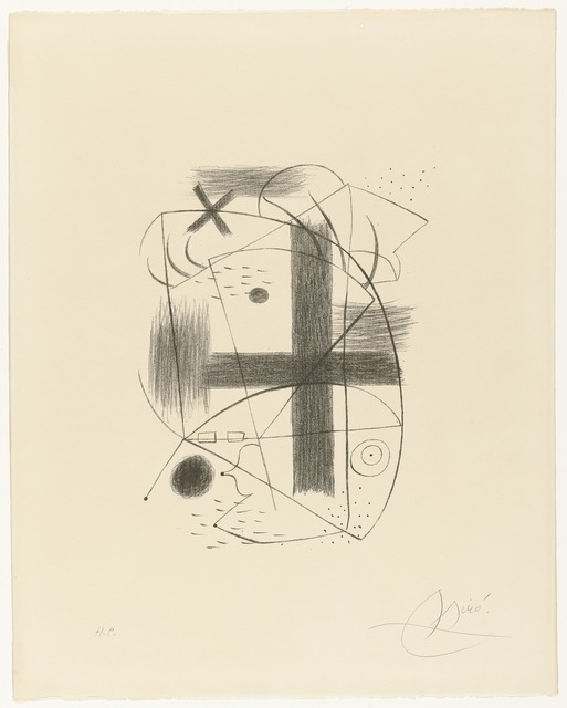 Joan Miró, ‘Lithographie II’, 1930; printed in 1973, Drawing, Collage or other Work on Paper, Lithograph; printed in 1973, published by Sala Gaspar, Barcelona and Galerie Gérland Cramer, Geneva Ed. H.C, Charles Nodrum Gallery