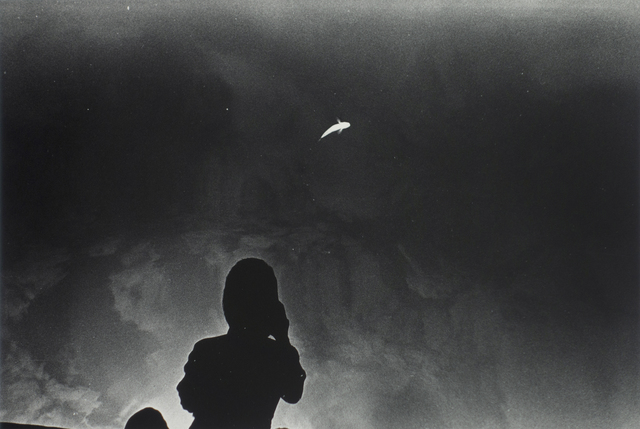 Kikuji Kawada, ‘Floating Fish and a Photographer, Los Caprichos, 1975’, late 1970's, Photography, Vintage silver gelatin print, printed late 70's, Michael Hoppen Gallery