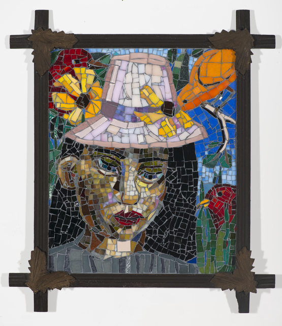 Mary Josephson, ‘A Silent Language’, 2015, Mixed Media, Glass mosaic on wood, framed, Friesen Gallery