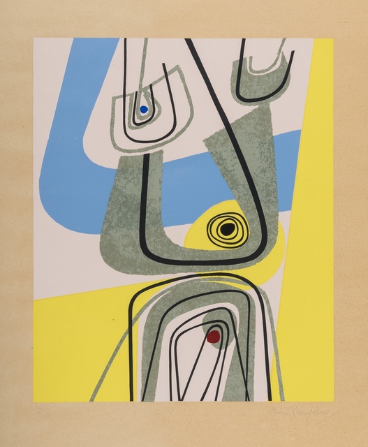 Enrico Prampolini, ‘Abstract composition’, Print, Screenprint in colours, Forum Auctions