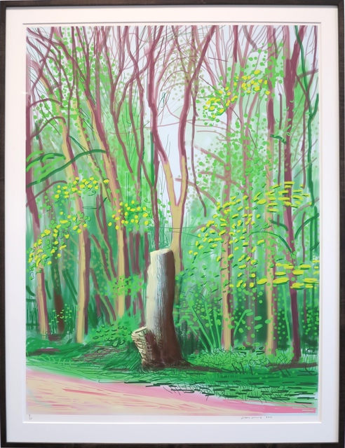 David Hockney, ‘The Arrival of Spring in Woldgate, East Yorkshire in 2011(twenty eleven) - 19 April’, 2011, IKON Ltd. Contemporary Art