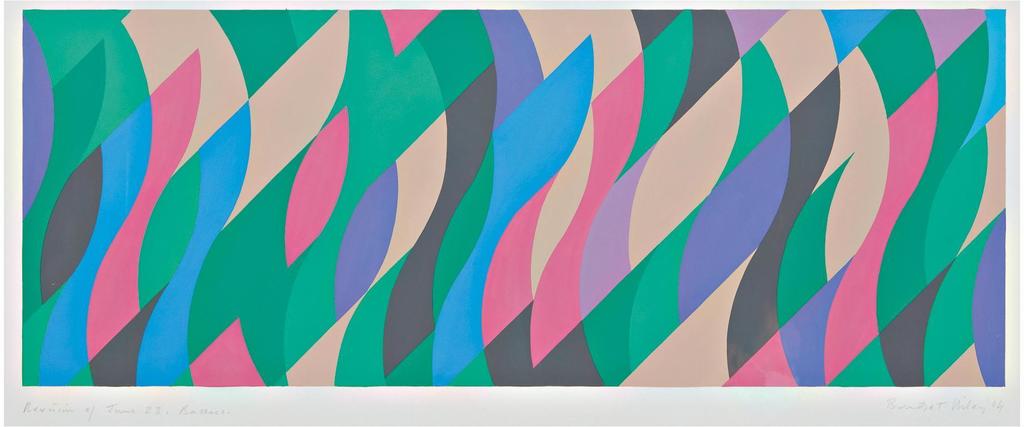 Bridget Riley - REVISION OF 23RD JUNE, BASSACS