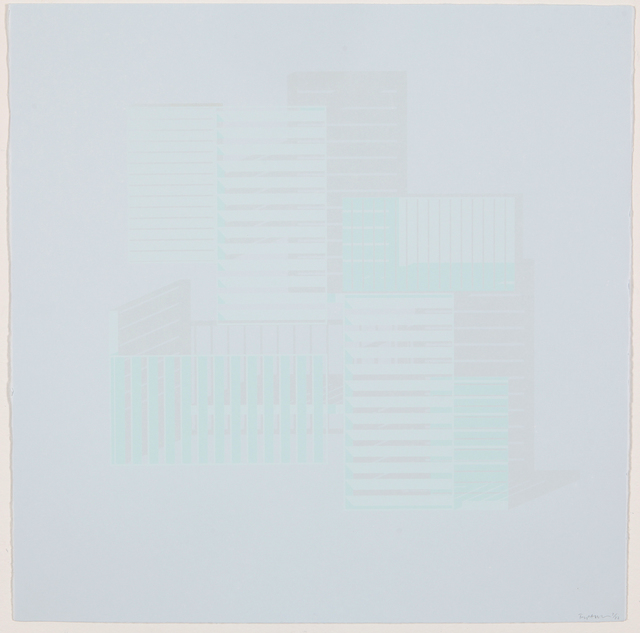 Toby Paterson, ‘Pavilion Plan’, 2011, Print, Screenprint on paper (Arches Blanc 300gsm), Peacock Visual Arts