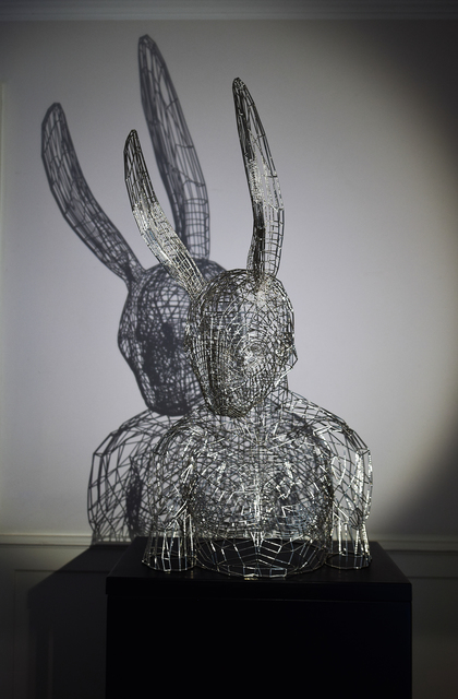 Moto Waganari, ‘Big Moto’, 2018, Sculpture, Nickel, Heitsch Gallery