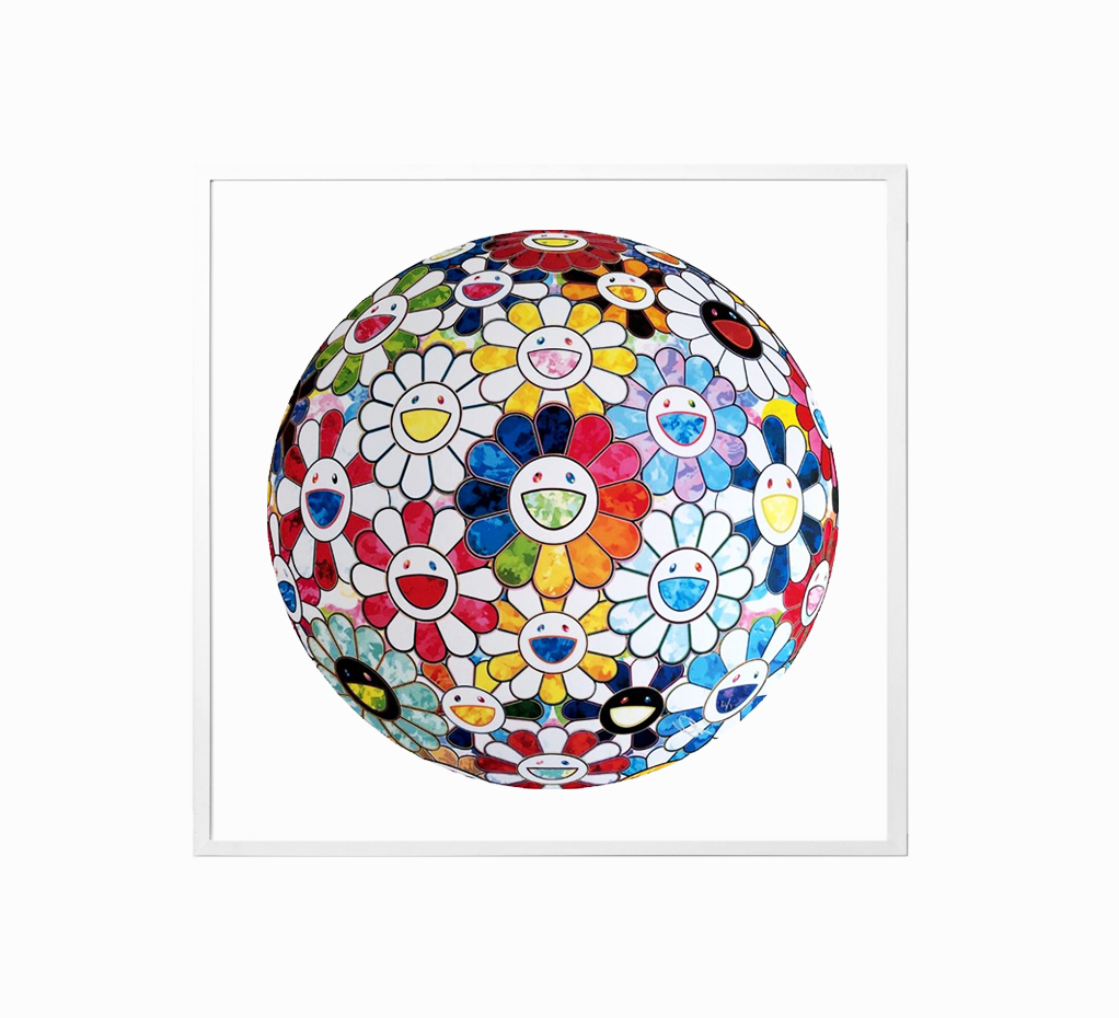 FLOWERBALL: RAINBOW IN THE MIDST - TAKASHI MURAKAMI
$1,890.00
2016
Offset lithograph in colors with foil and gloss varnish on smooth wove paper
Signed and numbered by Takashi Murakami
Edition of 300
71 x 71 cm/ 28 x 28 in
>>> FREE SHIPPING WORLDWIDE <<< FLOWERBALL: RAINBOW IN THE MIDST - TAKASHI MURAKAMI
$1,890.00
2016
Offset lithograph in colors with foil and gloss varnish on smooth wove paper
Signed and numbered by Takashi Murakami
Edition of 300
71 x 71 cm/ 28 x 28 in
>>> FREE SHIPPING WORLDWIDE <<<