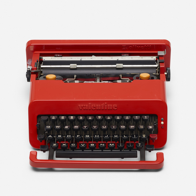 Ettore Sottsass, ‘Valentine typewriter’, 1969, Design/Decorative Art, Plastic, enameled steel, rubber, Rago/Wright
