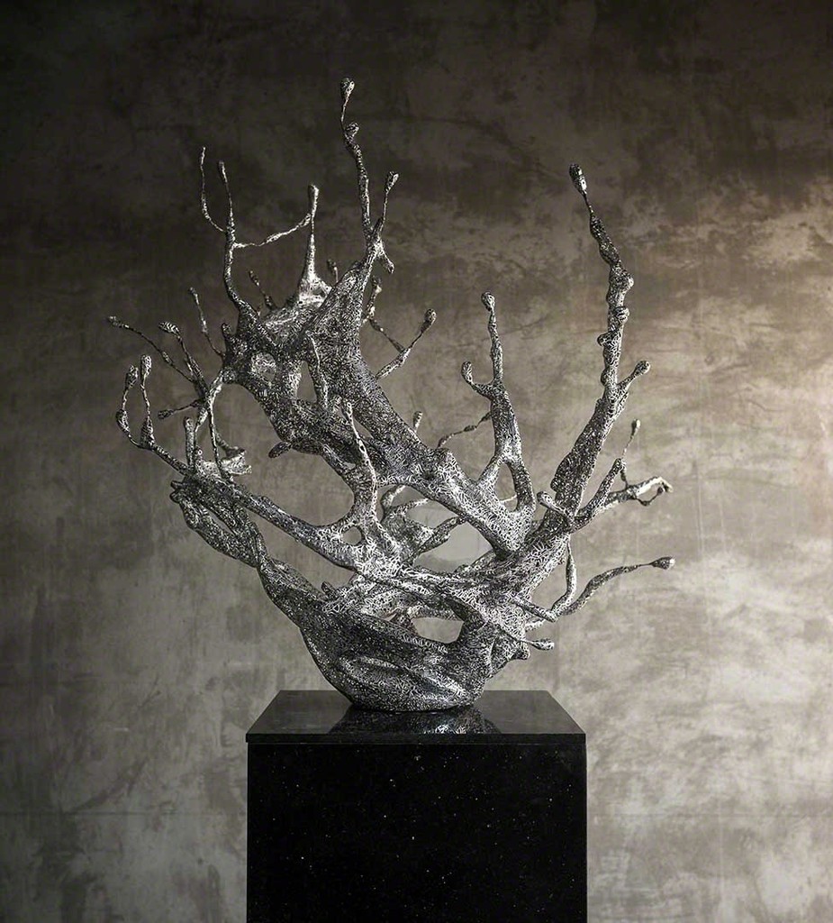 Zheng Lu, Water in Dripping - Conjunction, Stainless steel, 130 x 110 x 115cm, 2014 Zheng Lu, Water in Dripping - Conjunction, Stainless steel, 130 x 110 x 115cm, 2014