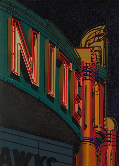 Robert Cottingham, ‘Nite ’, 2009, Taglialatella Galleries
